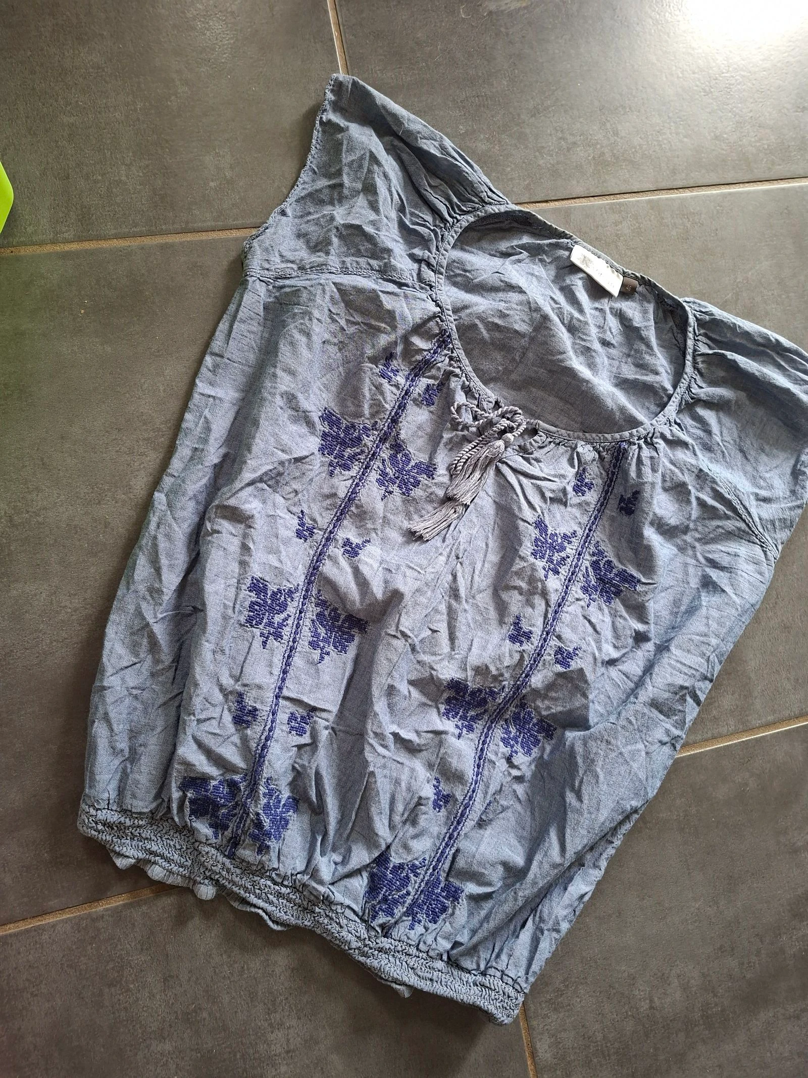 Haut tee shirt KWoman xl 42 bleu